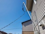 <p>Damaged electrical mast</p>
