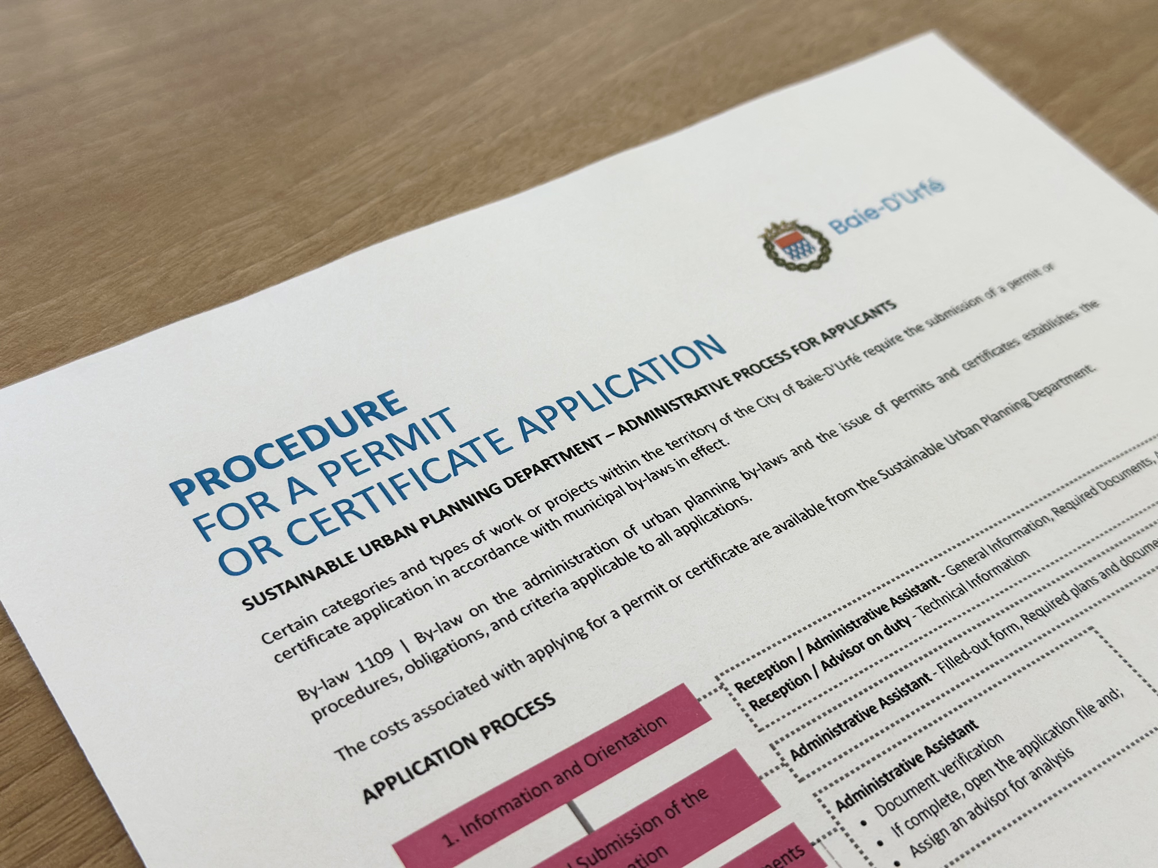 Development application process